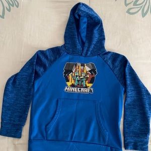 Designed by Jinx Minecraft boys blue hoodie